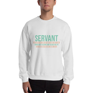 Unisex Servant Sweatshirt White
