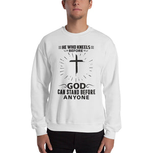 He Who Kneels Sweatshirt White