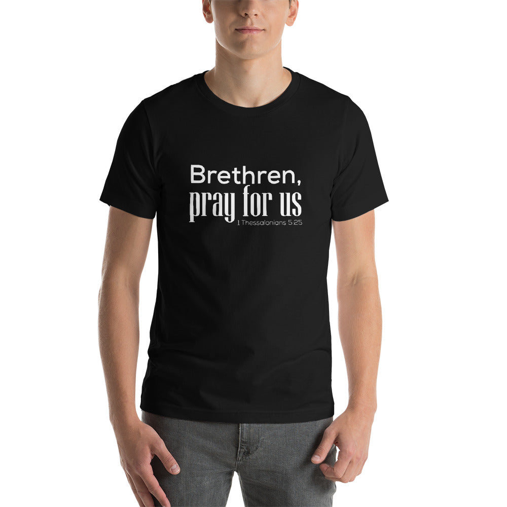 Pray For Us T-shirt Black